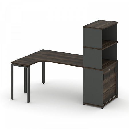 Стол эргономичный с опорным шкафом-купе Concept CN.SA-221(L)