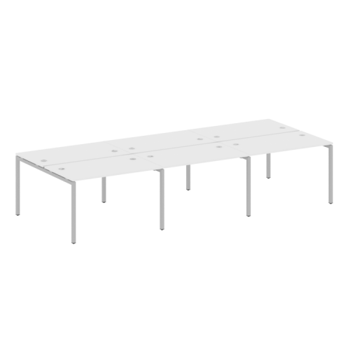 Бенч-система на 6 рабочих мест на П-обр. м/к Metal System Quattro 40БП.СМ-6.2 фото 4 Бенч-система на 6 рабочих мест на П-обр. м/к Metal System Quattro 40БП.СМ-6.2 фото 4