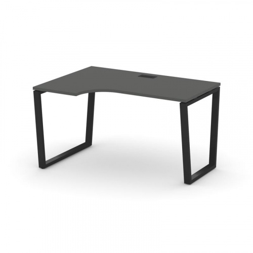 Style Project Стол рабочий эргоном. SN-6T2.SPA-012(L) Акация Лорка/Металл Антрацит/Заглушка Пластик фото 5