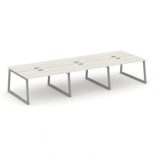 Style Project Рабочая станция 2-х сторон. SN-5T1.DRS-061 Акация Лорка/Металл Антрацит/Заглушка Пласт фото 11