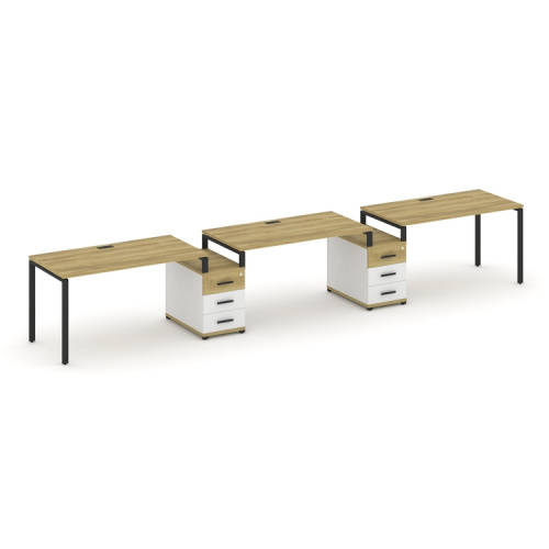 Бенч-система на 3 места с 2 опорными тумбами Concept CN.ORS-327 фото 6 Бенч-система на 3 места с 2 опорными тумбами Concept CN.ORS-327 фото 6