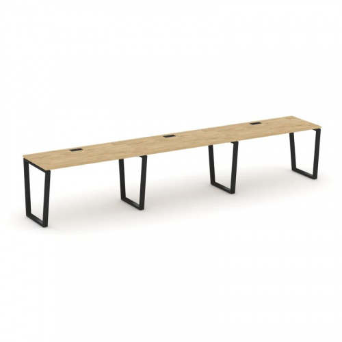 Style Project Рабочая станция 1 сторон. SN-6T2.ORS-042 Акация Лорка/Металл Антрацит/Заглушка Пластик