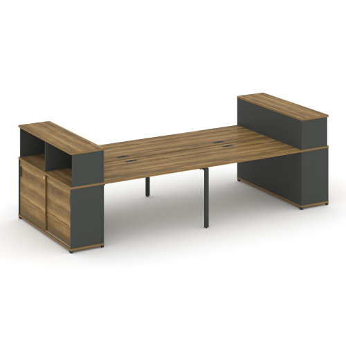 Бенч-система с опорными шкафами-купе Concept CN.DRS-283 Бенч-система с опорными шкафами-купе Concept CN.DRS-283