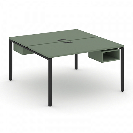 Бенч-система на 2 места с подвесными тумбами Concept CN.DRS-104