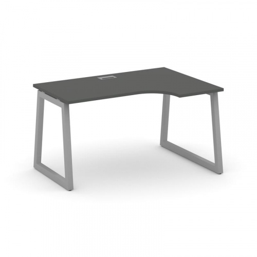 Style Project Стол рабочий эргоном. SN-5T1.SPA-001(R) Акация Лорка/Металл Антрацит/Заглушка Пластик фото 18