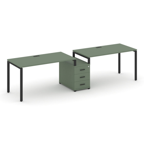 Бенч-система на 2 места с 1 опорной тумбой Concept CN.ORS-301 фото 2