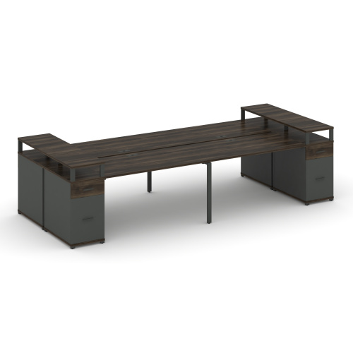 Бенч-система на 4 места с 2 опорными тумбами Concept CN.DRS-445 фото 3 Бенч-система на 4 места с 2 опорными тумбами Concept CN.DRS-445 фото 3