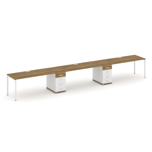 Бенч-система на 3 места с 2 опорными тумбами Concept CN.ORS-436 фото 8