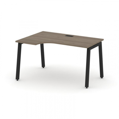 Style Project Стол рабочий эргоном. SN-5A.SPA-021(L) Дуб Табак/Металл Белый 1380*800/980*750 фото 7 Style Project Стол рабочий эргоном. SN-5A.SPA-021(L) Дуб Табак/Металл Белый 1380*800/980*750 фото 7