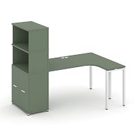 Стол эргономичный с опорным распашным шкафом Concept CN.SA-215(R)