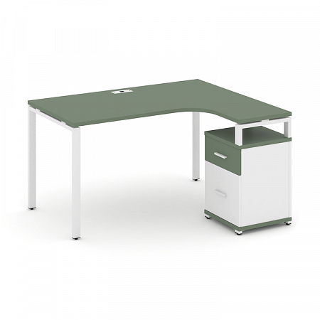 Стол эргономичный с опорной тумбой Concept CN.SA-308(R)