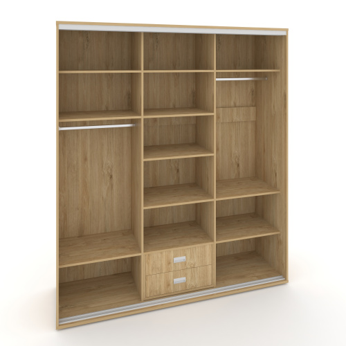 Корпус 3-х секционного шкафа высокого L=2519мм Maris SH.K3-7.1 K2 фото 3