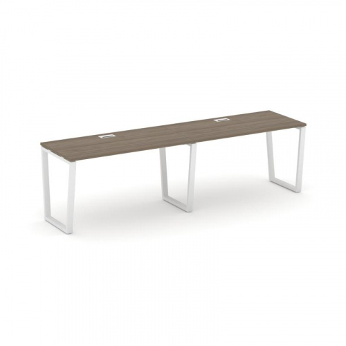 Style Project Рабочая станция 1 сторон. SN-6T2.ORS-003 Акация Лорка/Металл Антрацит/Заглушка Пластик фото 15