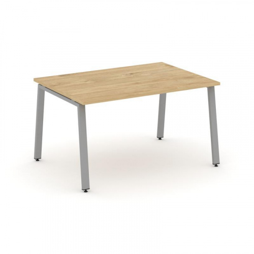 Style Project Стол переговорный SN-6A.SPRG-004.3 Дуб Наварра/Металл Белый 1580*980*750 фото 11