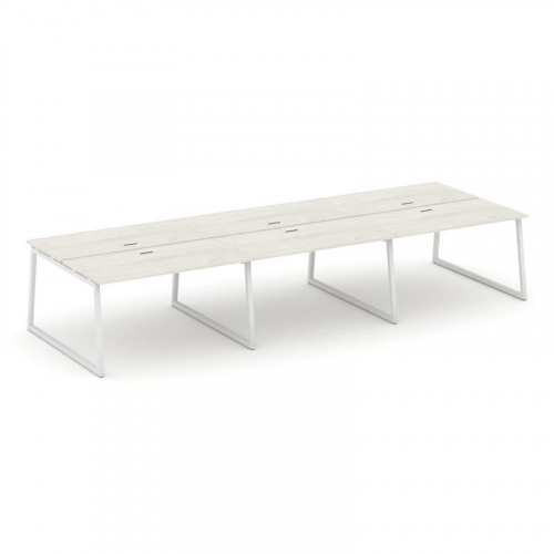 Style Project Рабочая станция 2-х сторон. SN-4T1.DRS-082 Акация Лорка/Металл Антрацит/Заглушка Пласт фото 18