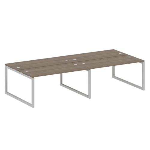 Бенч-система на 4 места на О-обр. м/к Metal System Quattro 50БО.СМ-4.4 Бенч-система на 4 места на О-обр. м/к Metal System Quattro 50БО.СМ-4.4