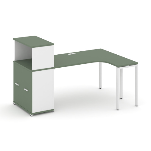 Стол эргономичный с опорным распашным шкафом Concept CN.SA-213(R) Стол эргономичный с опорным распашным шкафом Concept CN.SA-213(R)