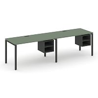 Бенч-система на 2 места с подвесными тумбами Concept CN.ORS-105