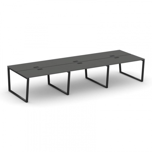 Style Project Рабочая станция 2-х сторон. SN-6T2.DRS-063 Акация Лорка/Металл Антрацит/Заглушка Пласт фото 8