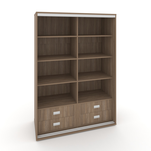 Корпус 2-х секционного шкафа низкого L=1400мм Maris SH.K2-4.2 K6 фото 5