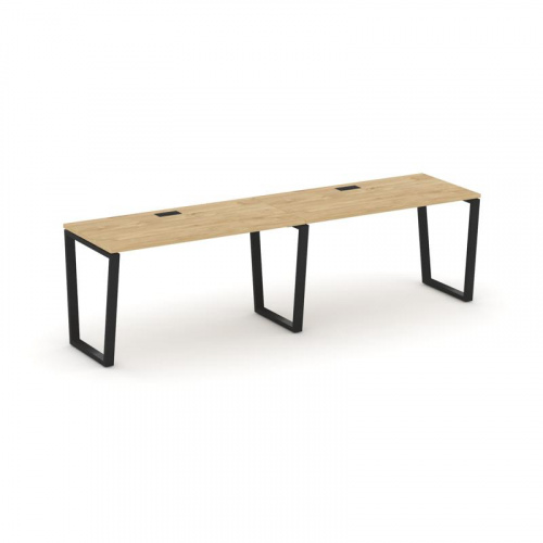 Style Project Рабочая станция 1 сторон. SN-6T2.ORS-003 Акация Лорка/Металл Антрацит/Заглушка Пластик