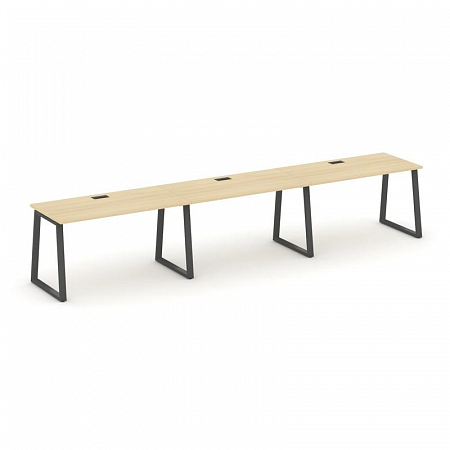 Style Project Рабочая станция 1 сторон. SN-6T1.ORS-033 Акация Лорка/Металл Антрацит/Заглушка Пластик