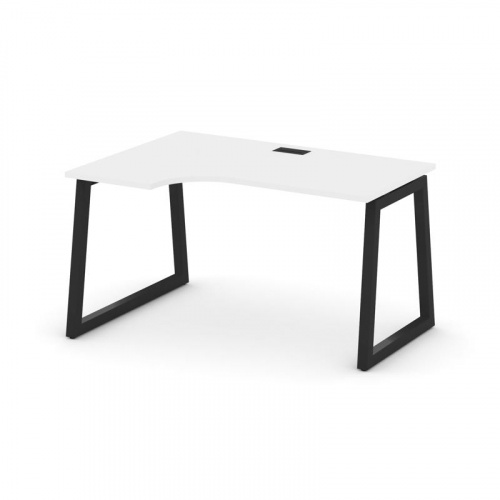 Style Project Стол рабочий эргоном. SN-5T1.SPA-002(L) Акация Лорка/Металл Антрацит/Заглушка Пластик фото 7