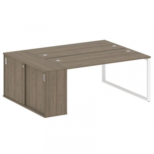 Бенч-система с шкафом-купе на О-обр. м/к Metal System БО.РС-СШК-1.4