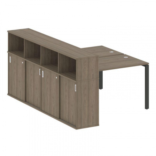 Бенч-система с шкафом-купе на П-обр. м/к Metal System БП.РС-СШК-4.2 фото 3 Бенч-система с шкафом-купе на П-обр. м/к Metal System БП.РС-СШК-4.2 фото 3