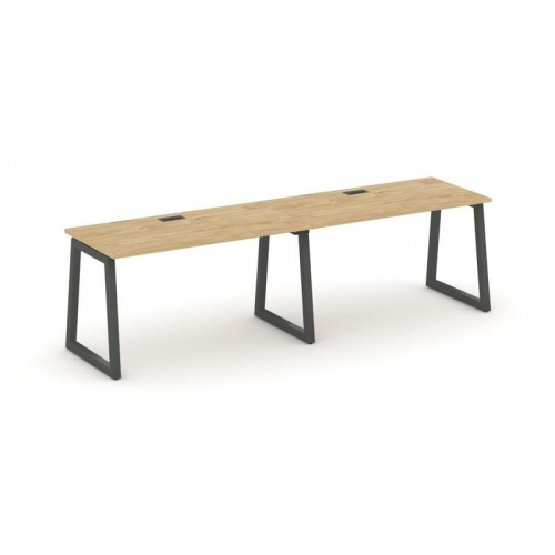 Style Project Рабочая станция 1 сторон. SN-5T1.ORS-024 Акация Лорка/Металл Антрацит/Заглушка Пластик фото 22