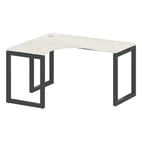 Стол криволинейный левый на О-обр. м/к Metal System Quattro 50БО.СА-3 (L) фото 4 Стол криволинейный левый на О-обр. м/к Metal System Quattro 50БО.СА-3 (L) фото 4