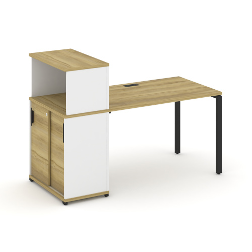 Стол офисный с опорным шкафом-купе Concept CN.SP-238 Стол офисный с опорным шкафом-купе Concept CN.SP-238