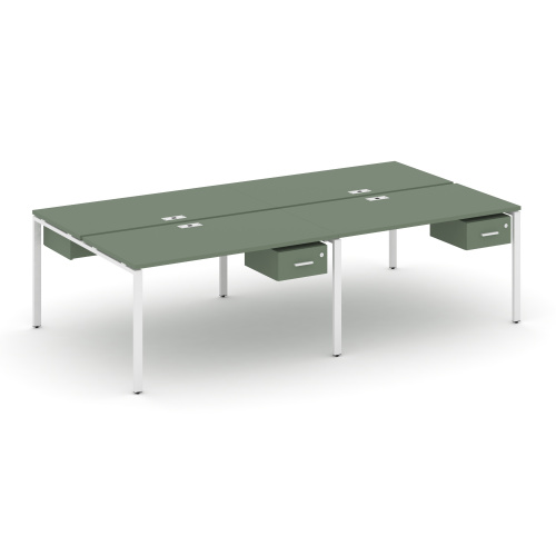 Бенч-система на 4 места с подвесными тумбами Concept CN.DRS-131 Бенч-система на 4 места с подвесными тумбами Concept CN.DRS-131