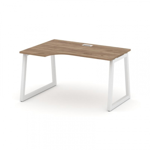 Style Project Стол рабочий эргоном. SN-5T1.SPA-002(L) Акация Лорка/Металл Антрацит/Заглушка Пластик фото 11