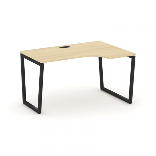 Style Project Стол рабочий эргоном. SN-4T2.SPA-002(R) Акация Лорка/Металл Антрацит/Заглушка Пластик фото 19