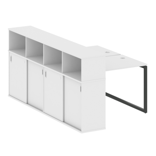 Бенч-система с шкафом-купе на О-обр. м/к Metal System Quattro 40БО.РС-СШК-4.1 фото 7 Бенч-система с шкафом-купе на О-обр. м/к Metal System Quattro 40БО.РС-СШК-4.1 фото 7