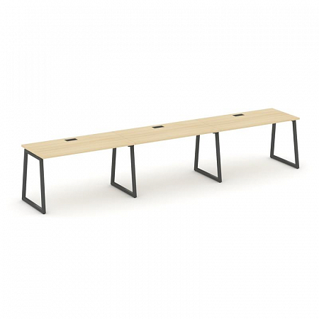 Style Project Рабочая станция 1 сторон. SN-4T1.ORS-032 Акация Лорка/Металл Антрацит/Заглушка Пластик