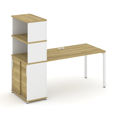 Стол офисный с опорным шкафом-купе Concept CN.SP-243 фото 3 Стол офисный с опорным шкафом-купе Concept CN.SP-243 фото 3