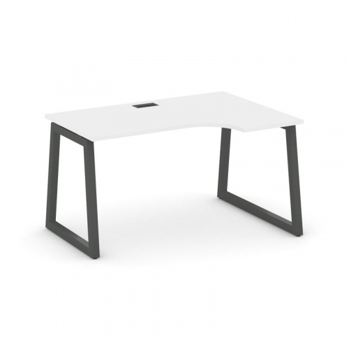 Style Project Стол рабочий эргоном. SN-5T1.SPA-001(R) Акация Лорка/Металл Антрацит/Заглушка Пластик фото 26