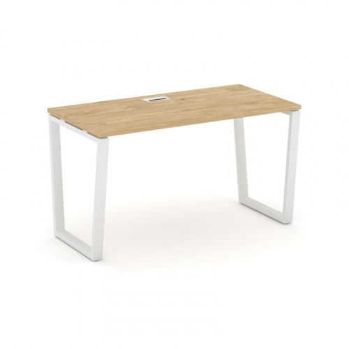 Style Project Стол письменный SN-6T2.SP-014 Акация Лорка/Металл Антрацит/Заглушка Пластик Черный 158 фото 3