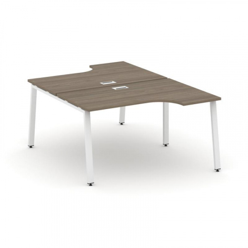 Style Project Рабочая станция эргоном. SN-6A.DRPA-011 Дуб Наварра/Металл Антрацит 1380*1432/1992*750 фото 16