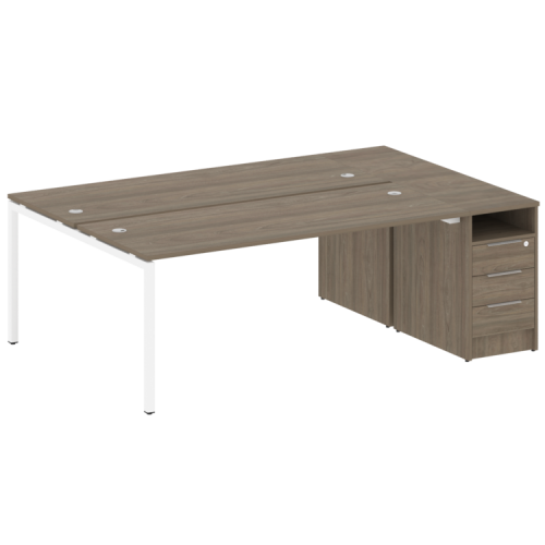 Бенч-система с тумбой на П-обр. м/к Metal System Quattro 40БП.РС-СТП-2.5