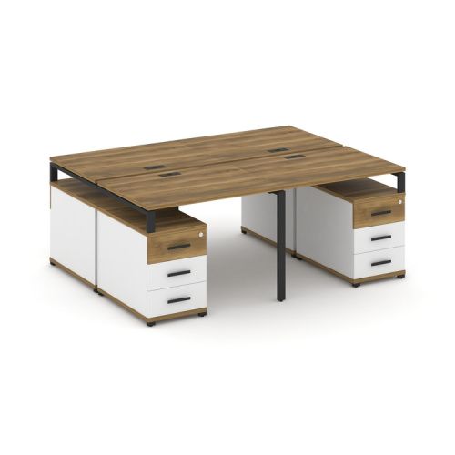 Бенч-система на 4 места с 2 опорными тумбами Concept CN.DRS-325 фото 7 Бенч-система на 4 места с 2 опорными тумбами Concept CN.DRS-325 фото 7