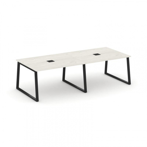 Style Project Стол переговорный SN-6T1.SPRG-044 Акация Лорка/Металл Антрацит/Заглушка Металл Антраци фото 5 Style Project Стол переговорный SN-6T1.SPRG-044 Акация Лорка/Металл Антрацит/Заглушка Металл Антраци фото 5