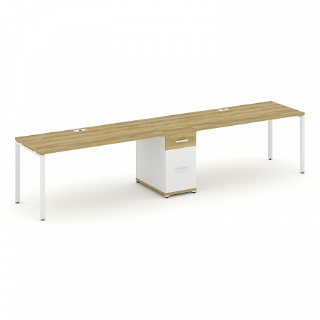 Бенч-система на 2 места с 1 опорной тумбой Concept CN.ORS-408