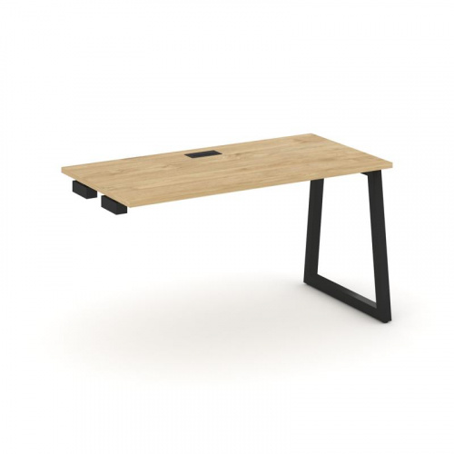 Style Project Стол-приставка к опор. элем. SN-5T1.OPRS-013 Акация Лорка/Металл Антрацит/Заглушка Пла Style Project Стол-приставка к опор. элем. SN-5T1.OPRS-013 Акация Лорка/Металл Антрацит/Заглушка Пла