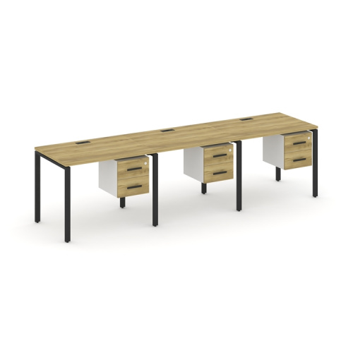 Бенч-система на 3 места с подвесными тумбами Concept CN.ORS-133 фото 6 Бенч-система на 3 места с подвесными тумбами Concept CN.ORS-133 фото 6