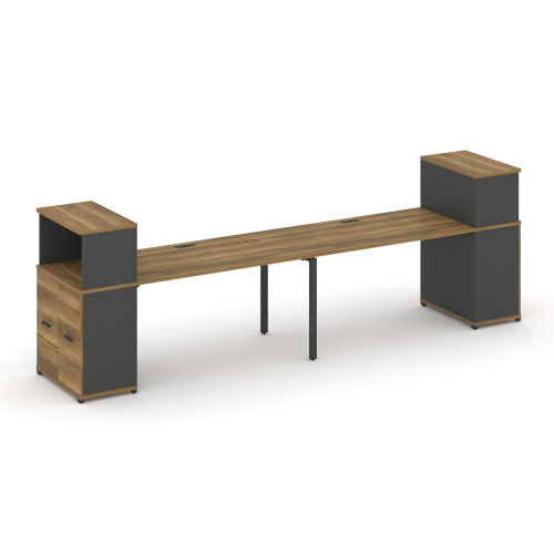 Бенч-система с опорными распашными шкафами Concept CN.ORS-228 Бенч-система с опорными распашными шкафами Concept CN.ORS-228
