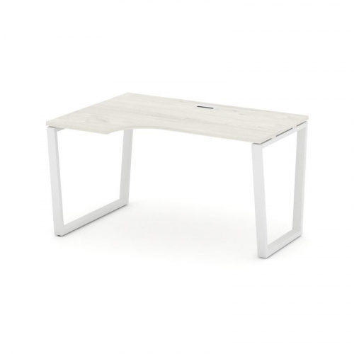 Style Project Стол рабочий эргоном. SN-6T2.SPA-012(L) Акация Лорка/Металл Антрацит/Заглушка Пластик фото 13