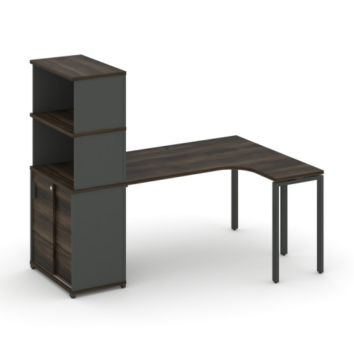 Стол эргономичный с опорным шкафом-купе Concept CN.SA-221(R) Стол эргономичный с опорным шкафом-купе Concept CN.SA-221(R)